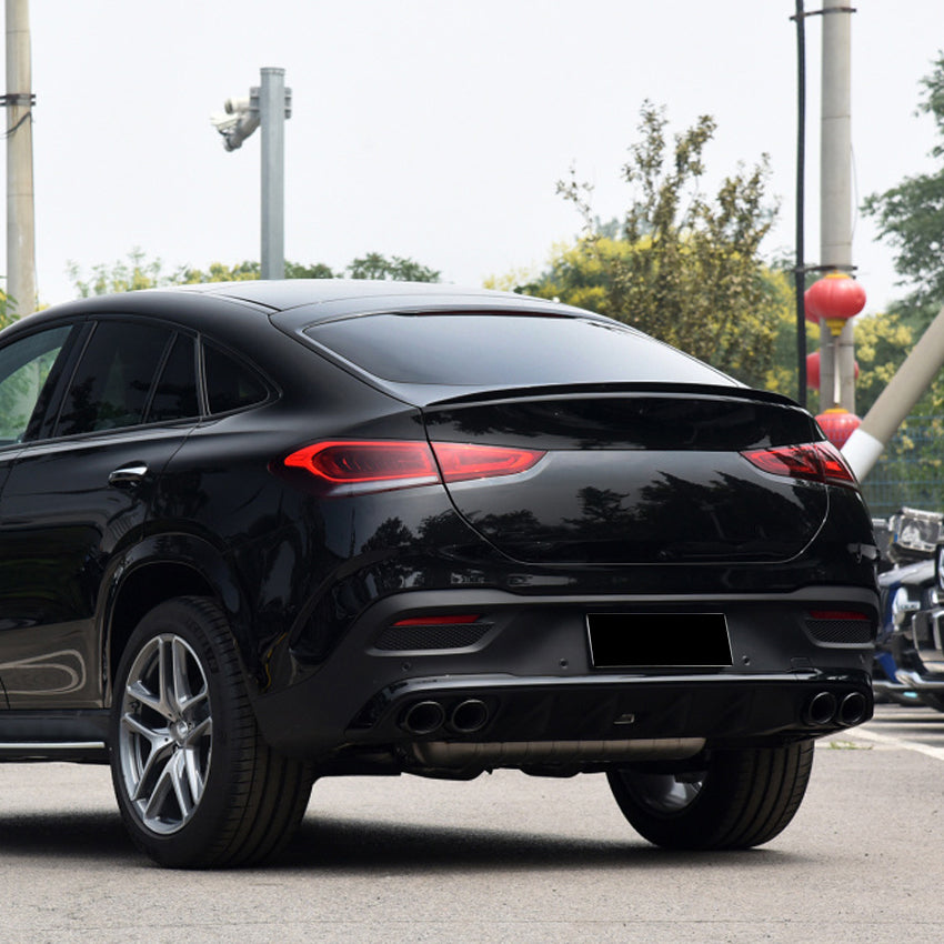 A Style Gloss Black Boot Spoiler for Mercedes Benz C167 GLE Coupe 19-26