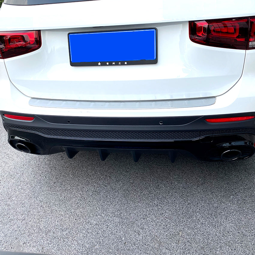 A Style Gloss Black Rear Diffuser for Mercedes Benz X247 GLB 19-26