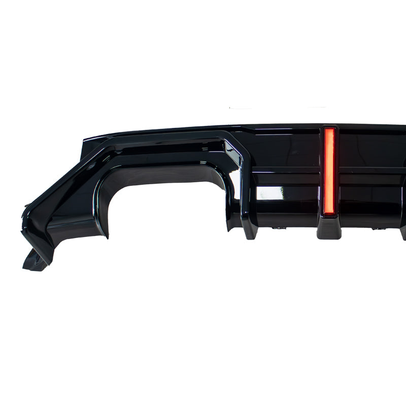 LED Style Gloss Black Rear Diffuser for BMW G87 M2 23-Present