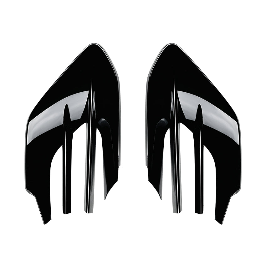 Gloss Black Front Side Trims for Mercedes Benz W167 C167 GLE 24-26