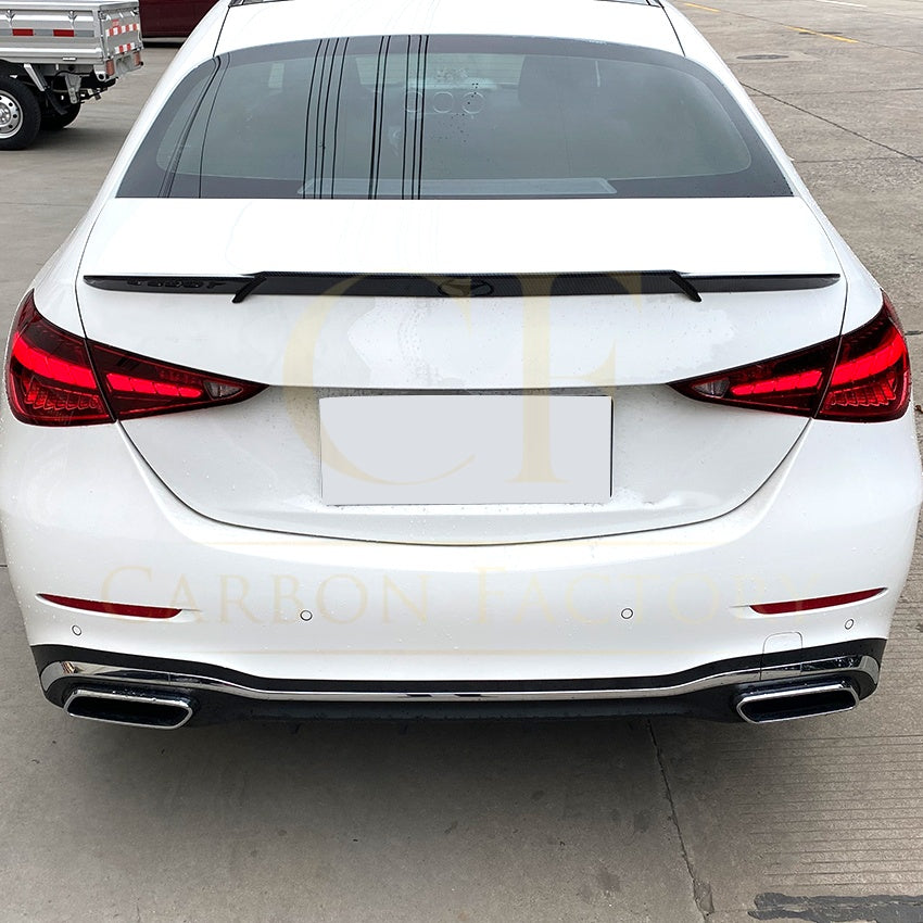 Brabus Style Gloss Black Boot Spoiler for Mercedes Benz W206 C Class Saloon 22-Present - Carbon Factory
