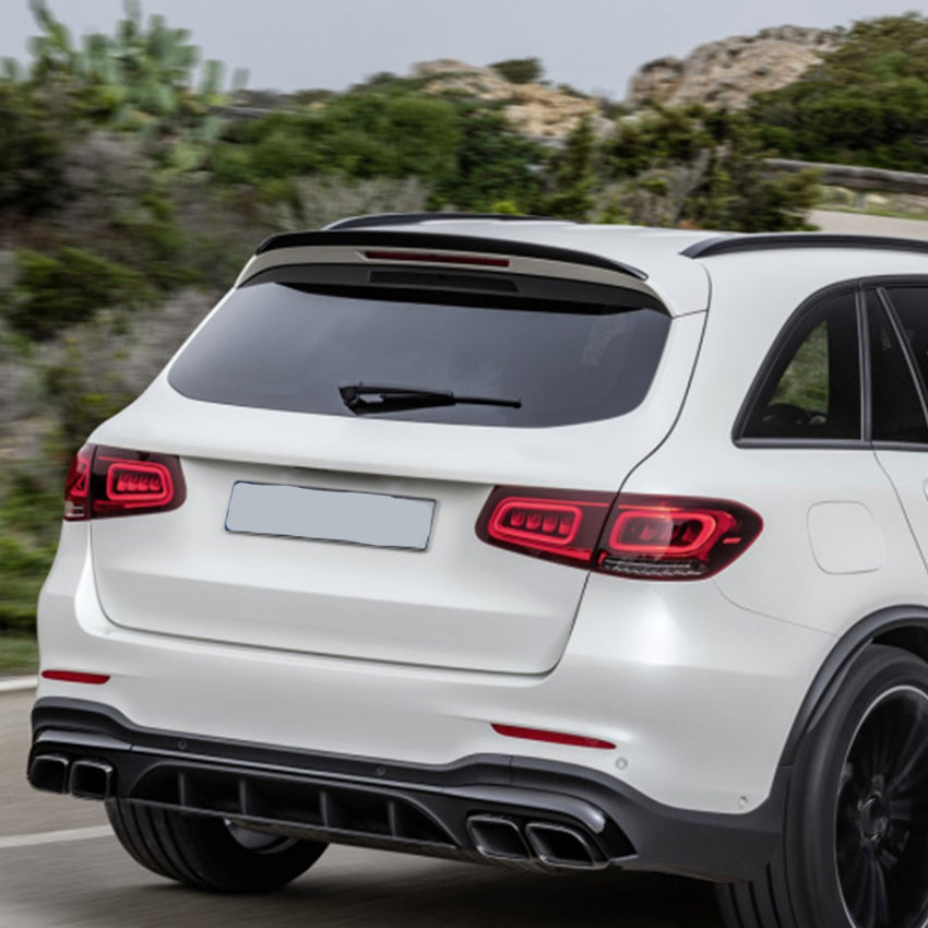 A Style Gloss Black Roof Spoiler for Mercedes Benz X253 GLC 15-22