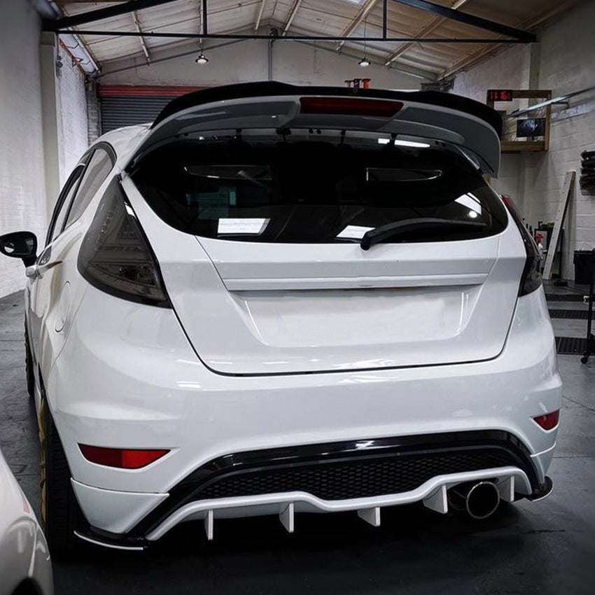 Gloss Black Roof Spoiler for Ford Fiesta B299 MK7 MK7.5 08-17
