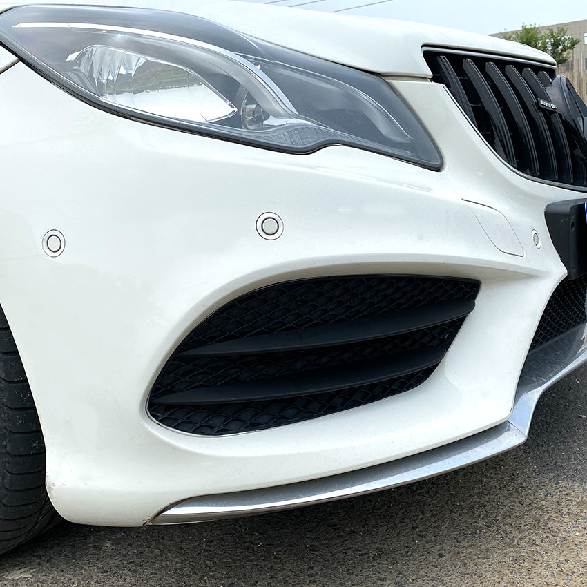 Gloss Black Front Bumper Grille for Mercedes Benz C207 E Class Coupe AMG 13-17 - Carbon Factory