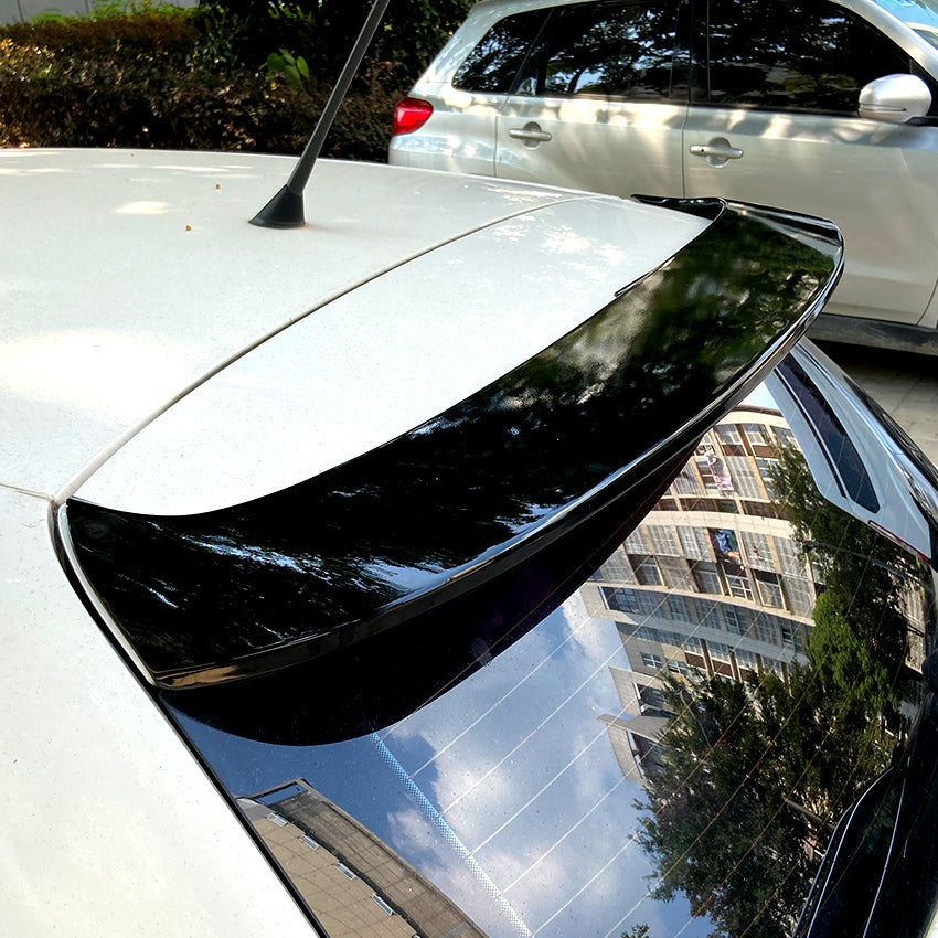 WR Style Gloss Black Roof Spoiler for VW Polo MK5 6R 6C Standard model 10-17