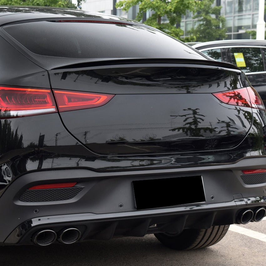 A Style Gloss Black Boot Spoiler for Mercedes Benz C167 GLE Coupe 19-26
