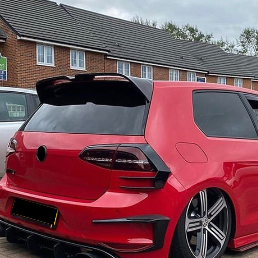 OT Style Gloss Black Spoiler for VW Golf MK7 MK7.5 GTI & R 14-20