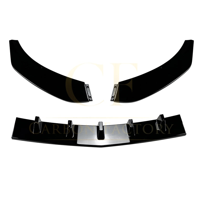 AMG Style Gloss Black Front Splitter for Mercedes Benz W117 CLA AMG 16-19 - Carbon Factory