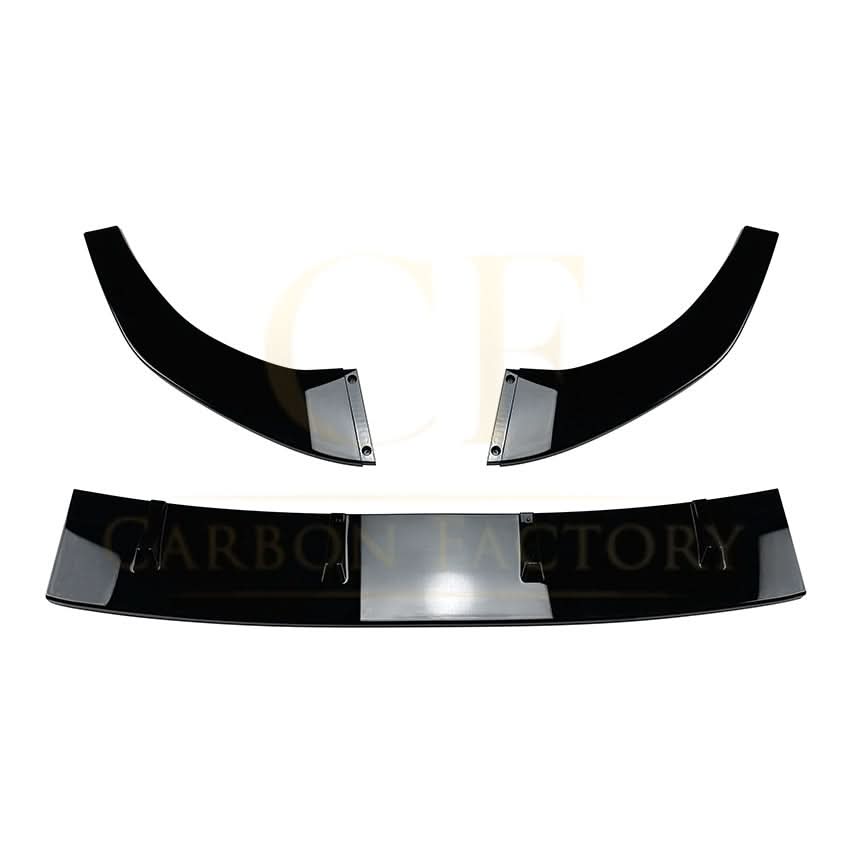 P Style Gloss Black Front Splitter for Audi A3 8Y S Line S3 20-24 - Carbon Factory