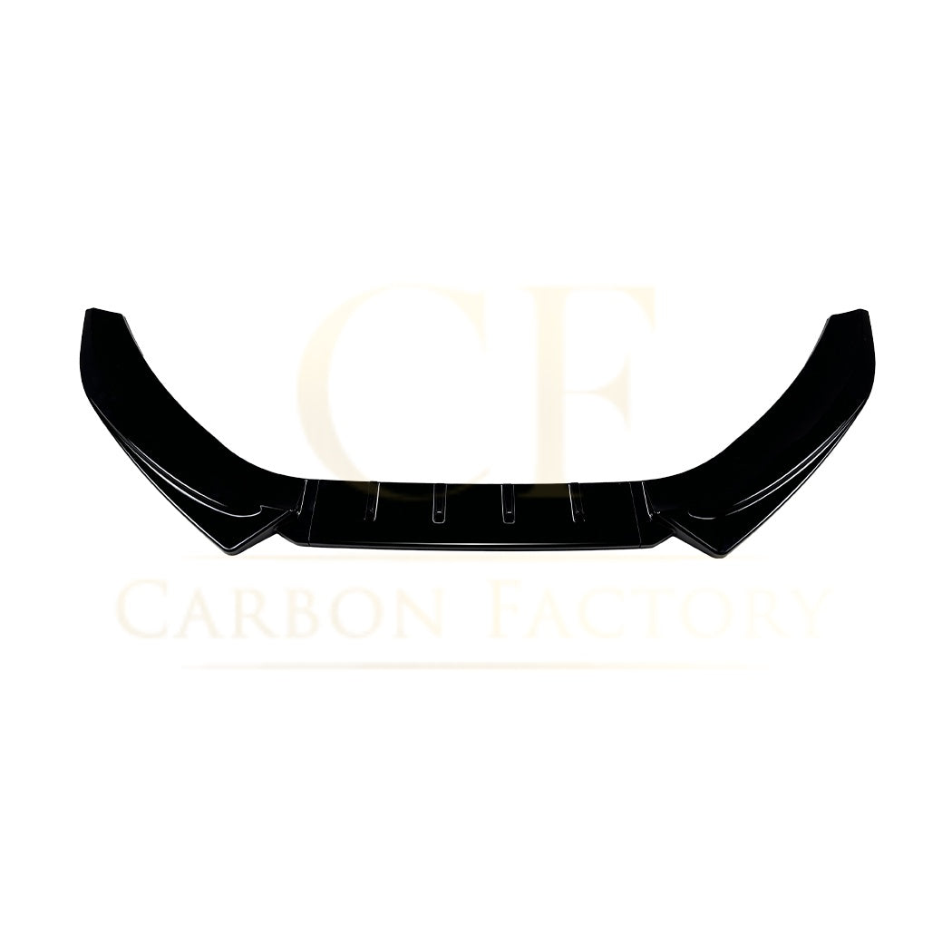 V Style Gloss Black Front Splitter for Audi B8.5 S4 & A4 S Line 13-15
