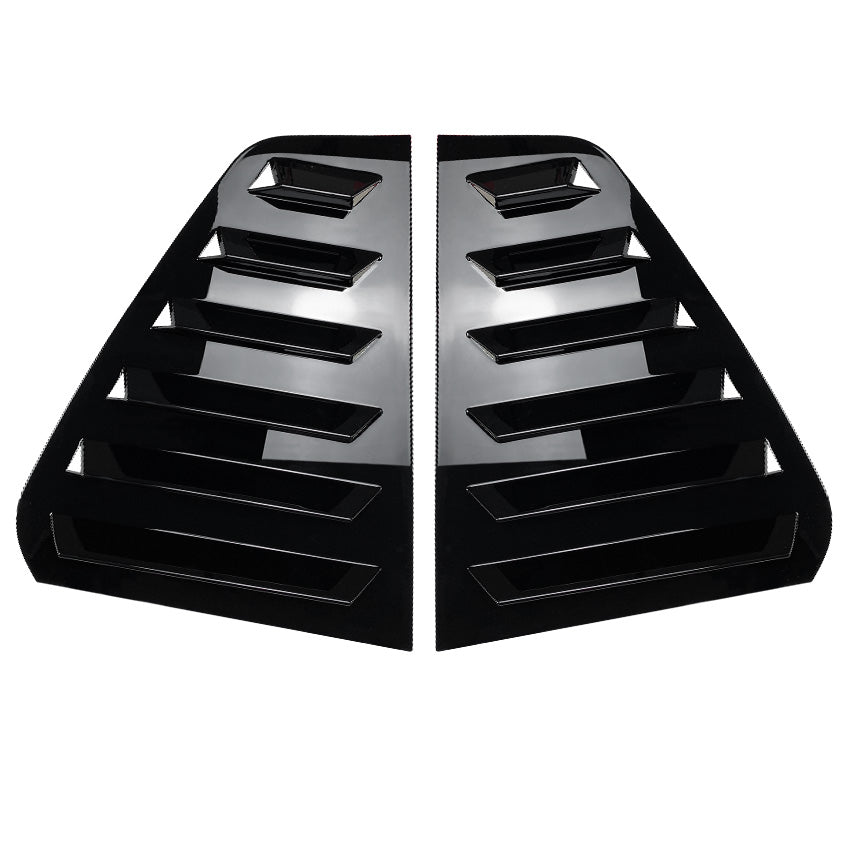 Gloss Black Window Louver Vents for VW Golf MK6 08-12