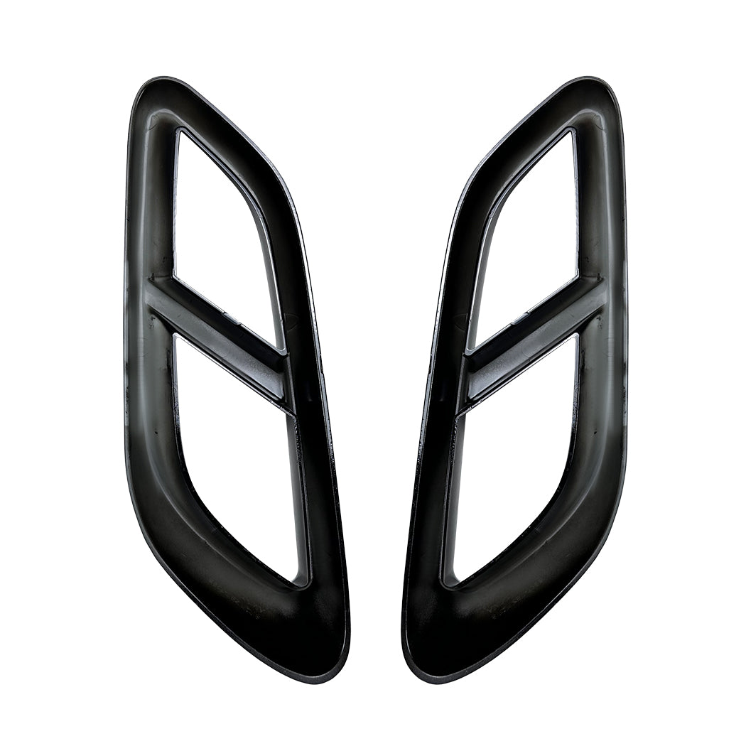 Gloss Black Exhaust Tips Trims for Mercedes Benz C236 GLE 24-Present