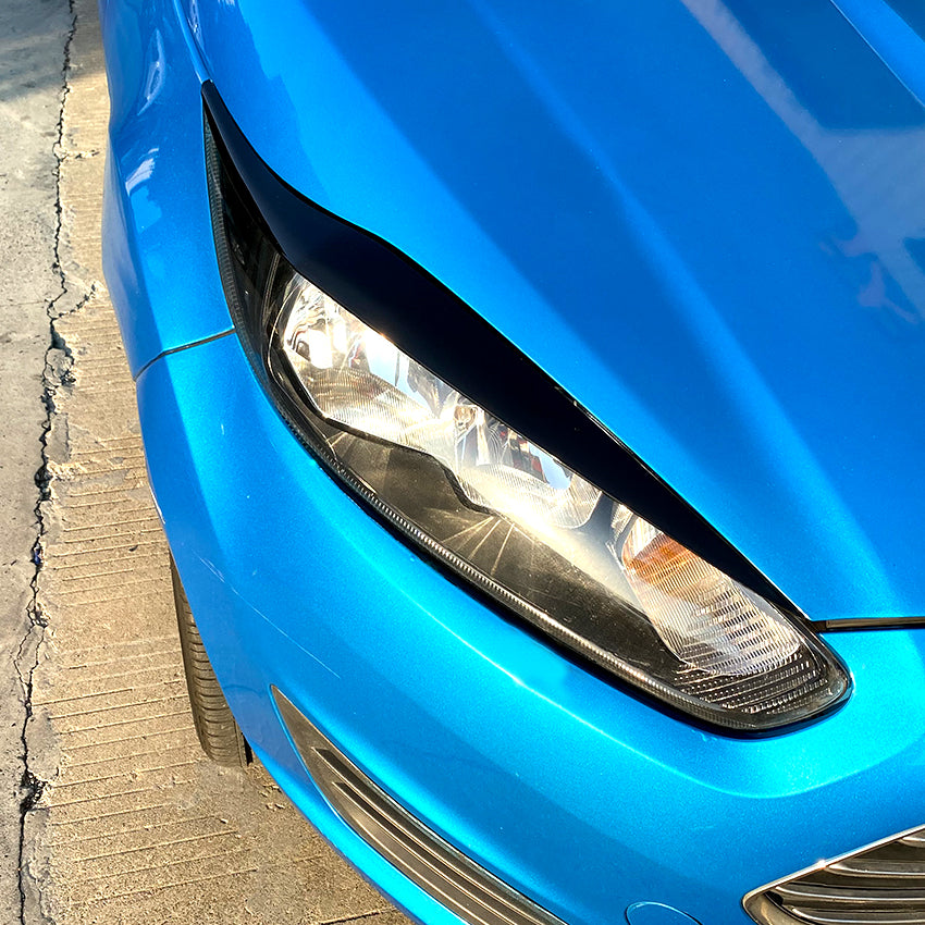Gloss Black Headlight Trims for Ford Fiesta B299 MK7.5 13-17
