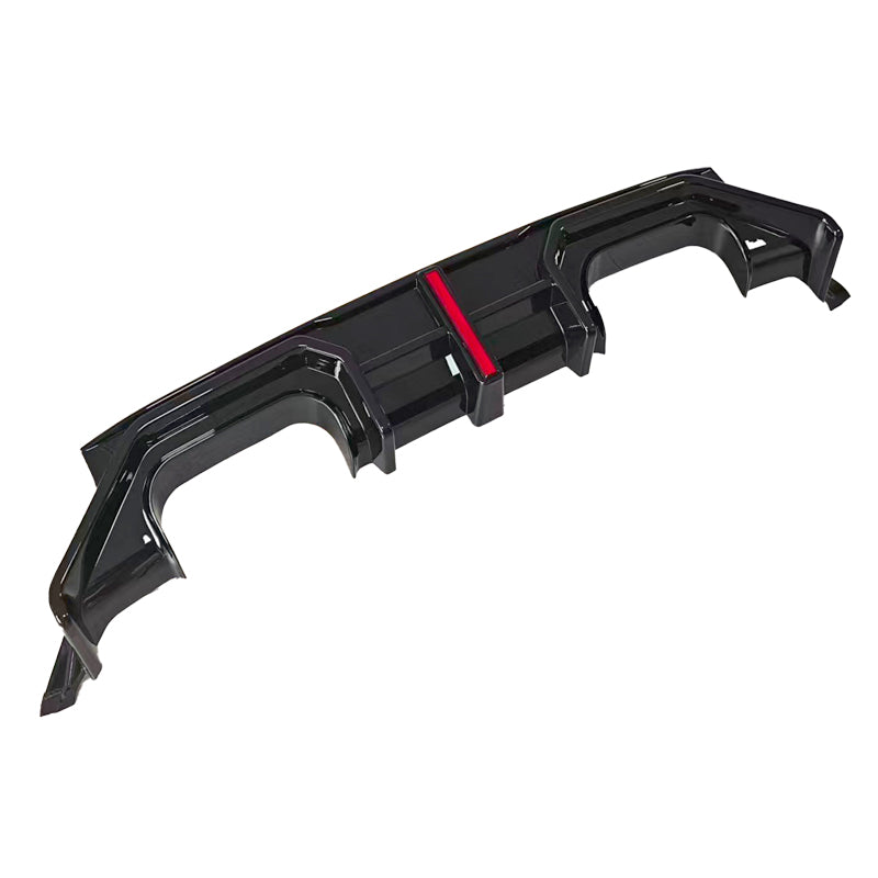 LED Style Gloss Black Rear Diffuser for BMW G87 M2 23-Present