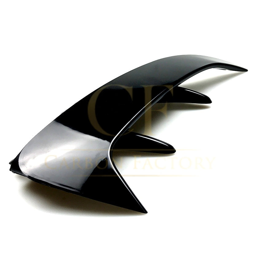 Gloss Black Rear Bumper Trims for Mercedes Benz W177 A Class Saloon 18-25 (Replacement) - Carbon Factory