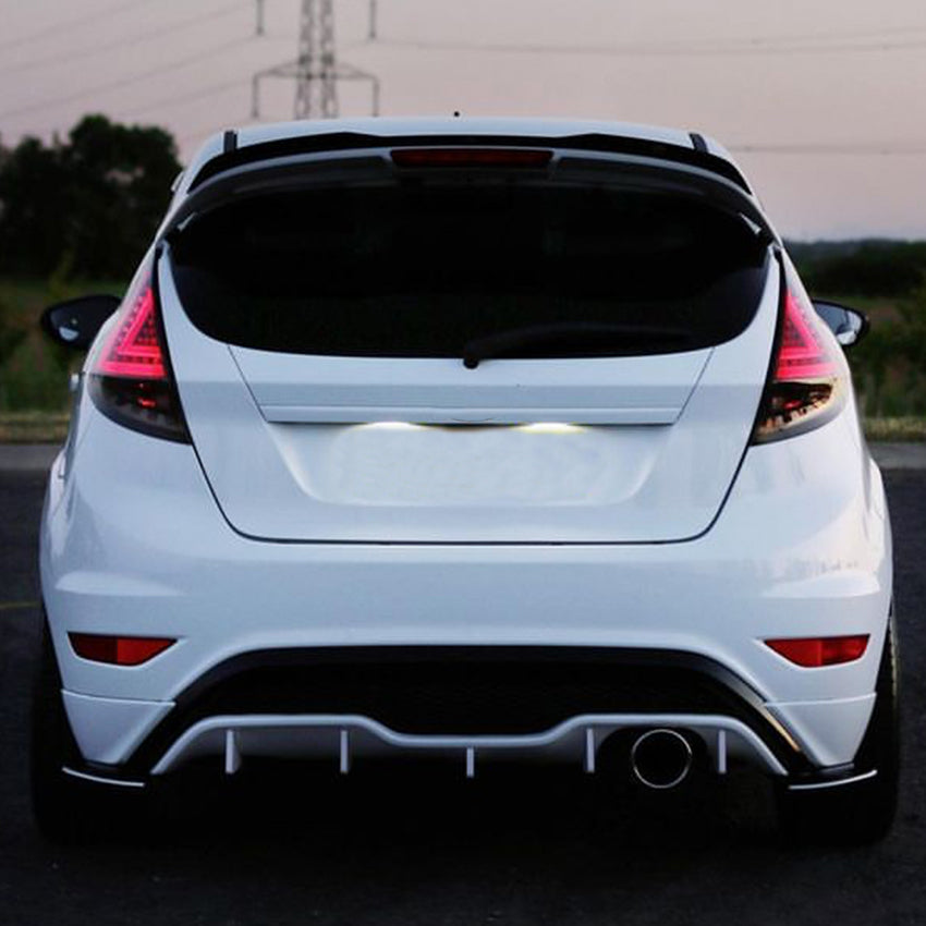 Gloss Black Roof Spoiler for Ford Fiesta B299 MK7 MK7.5 08-17