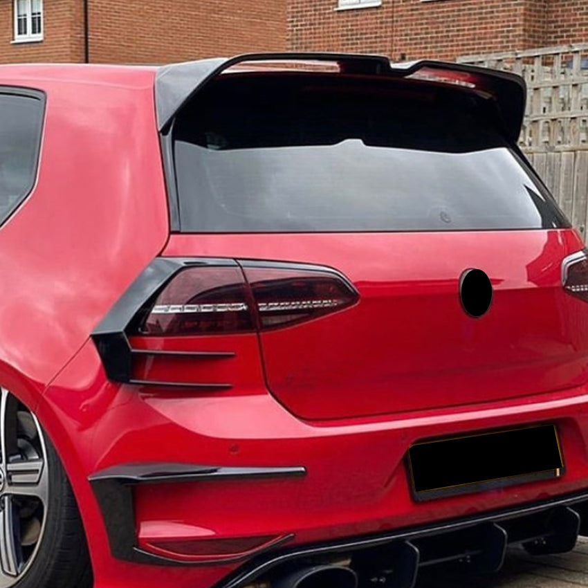 OT Style Gloss Black Spoiler for VW Golf MK7 MK7.5 GTI & R 14-20