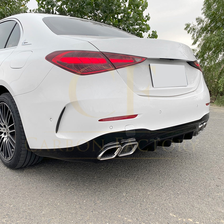 Brabus Style Gloss Black Rear Diffuser for Mercedes Benz W206 C Class 22-Present - Carbon Factory
