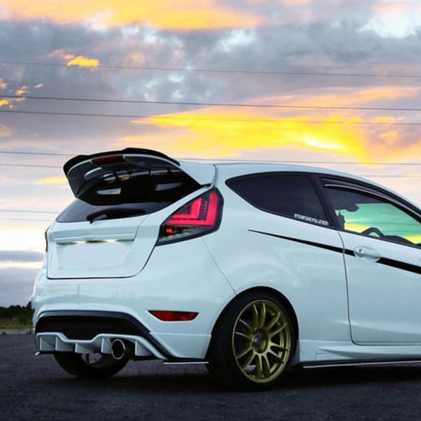 Gloss Black Roof Spoiler for Ford Fiesta B299 MK7 MK7.5 08-17