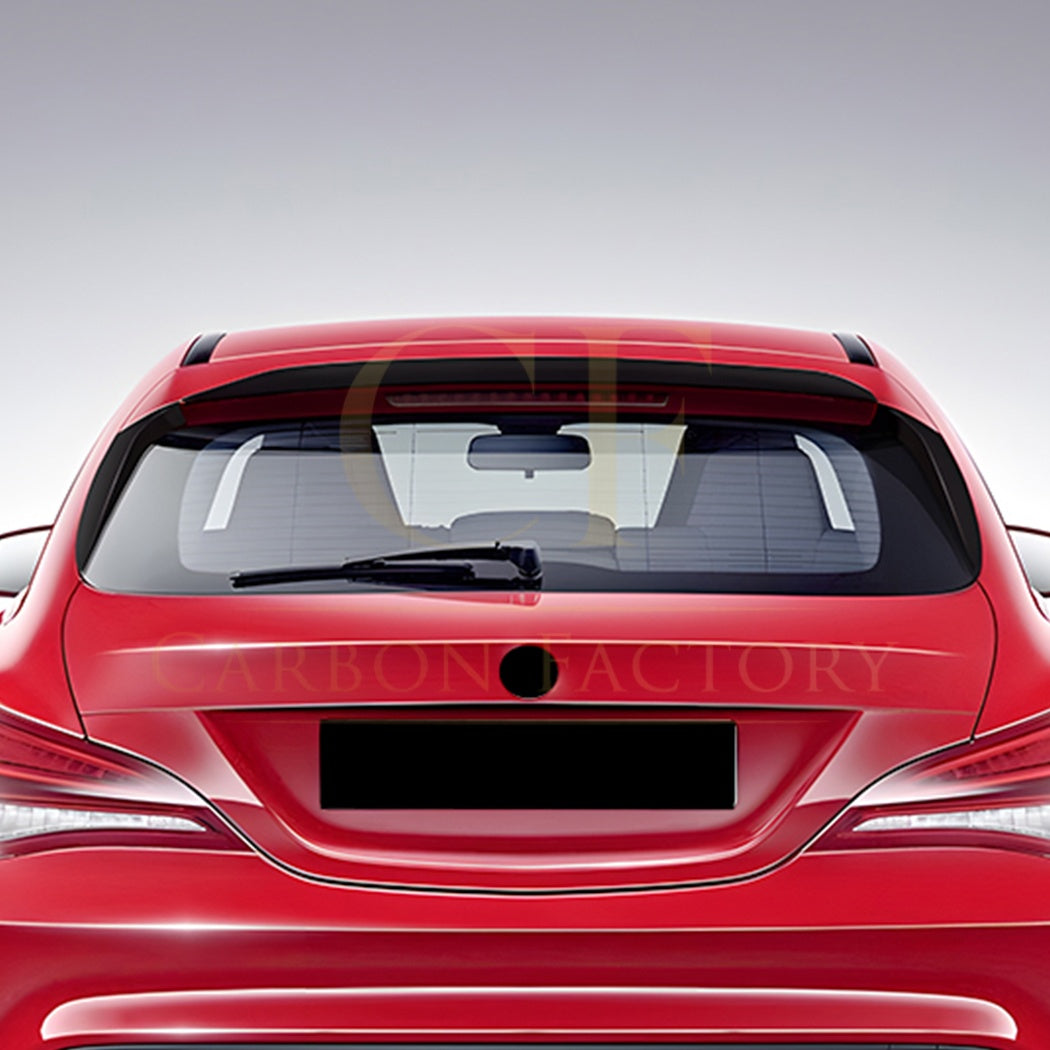 Gloss Black Roof Spoiler for Mercedes Benz W117 CLA Estate 13-19 - Carbon Factory