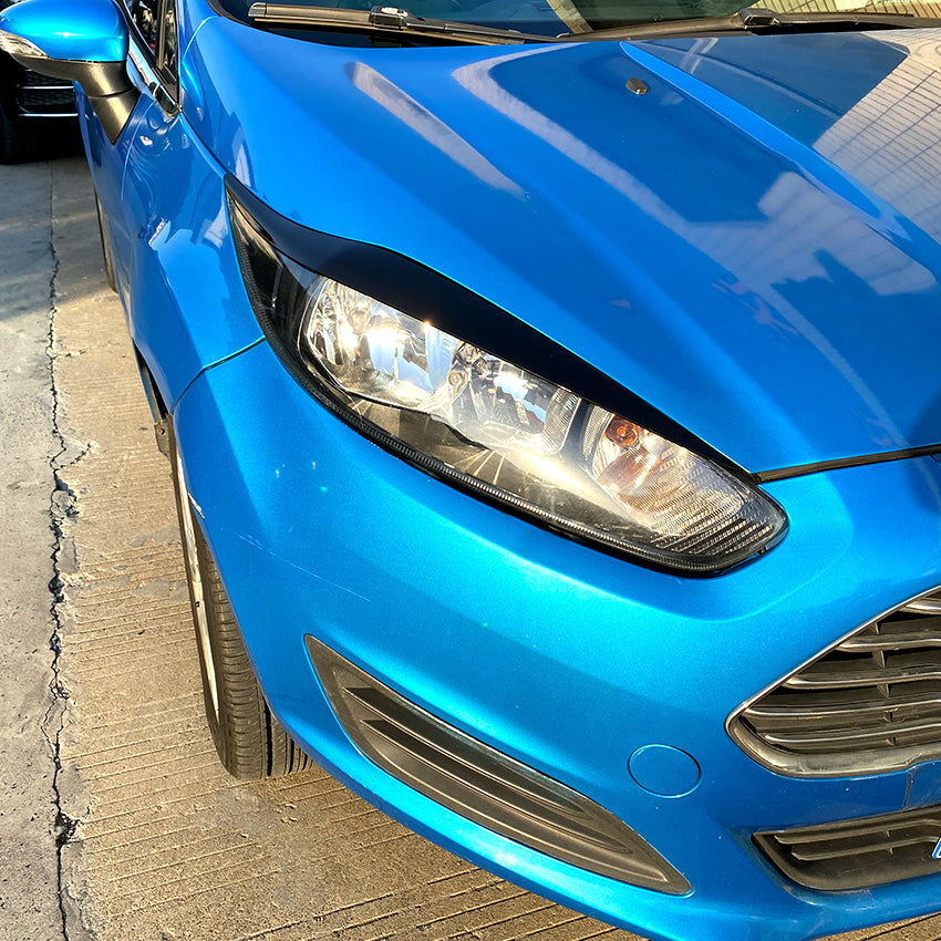 Gloss Black Headlight Trims for Ford Fiesta B299 MK7.5 13-17