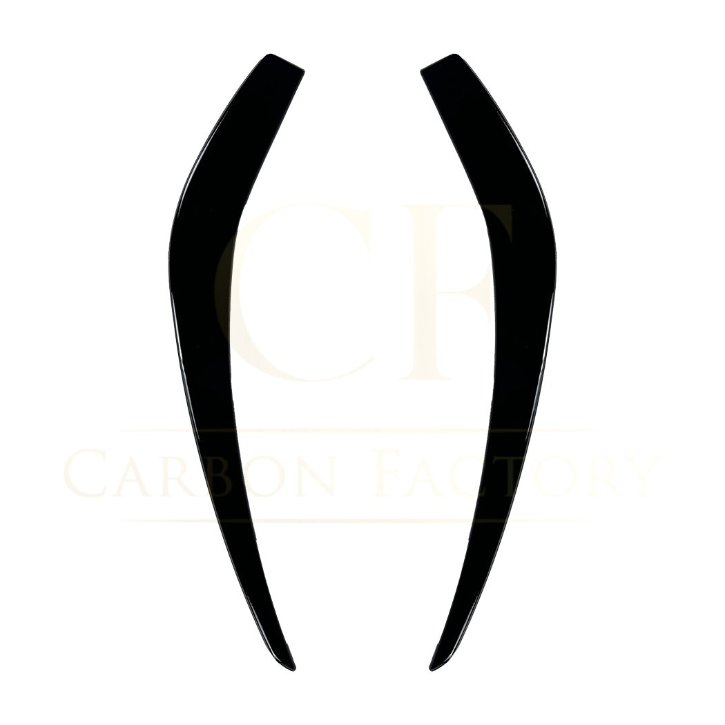 Gloss Black Front Canards set for Mercedes Benz W117 CLA AMG 13-15