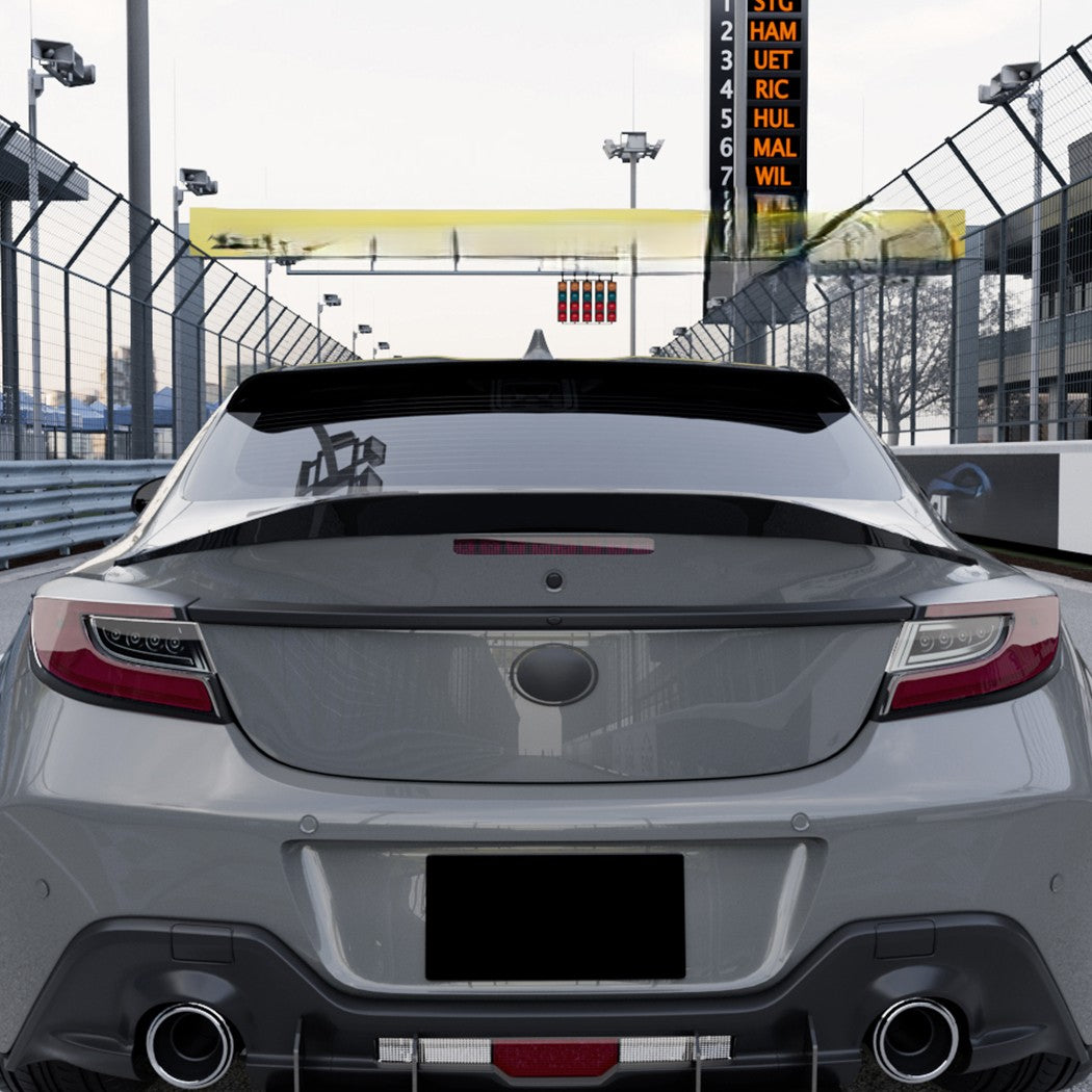 V Style Gloss Black Roof Spoiler for Toyota GR86 22-26