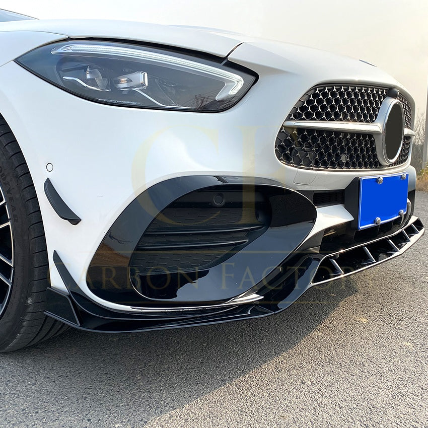 Gloss Black Front Aero Kit for Mercedes Benz W206 C Class 22-Present - Carbon Factory