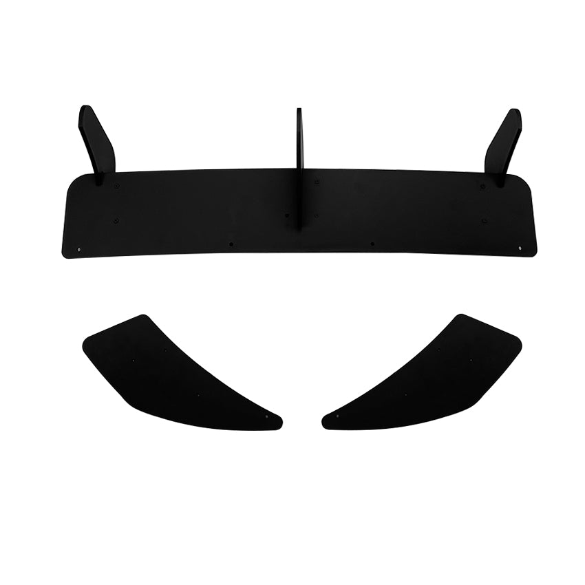 V Style Gloss Black Diffuser for VW Golf MK7 R 14-16