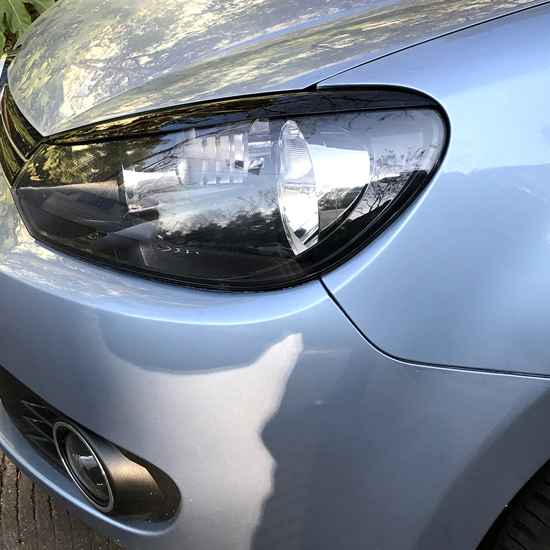 Gloss Black Headlight Trims for VW Golf MK6 08-12