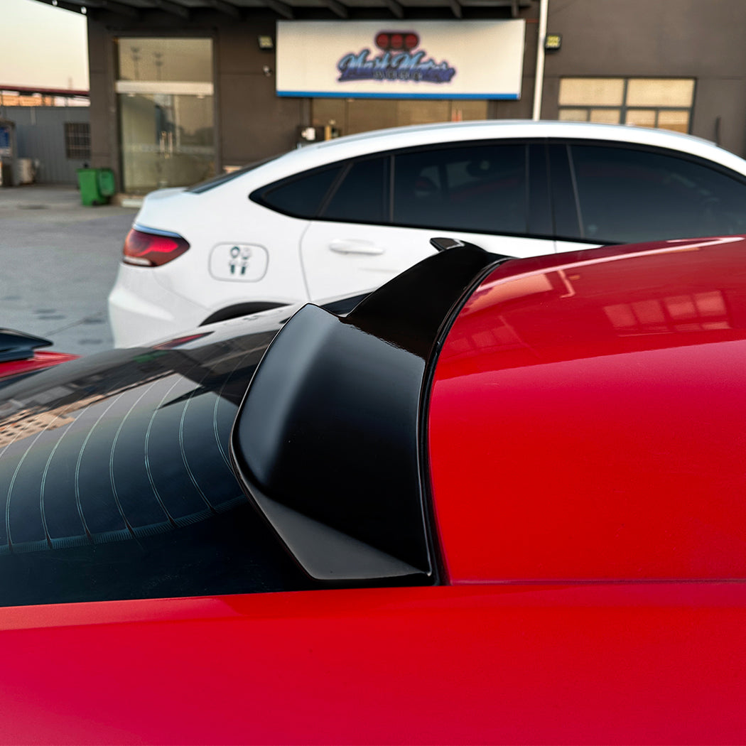 Gloss Black Roof Spoiler for Ford Mustang S550 MK6 15-23