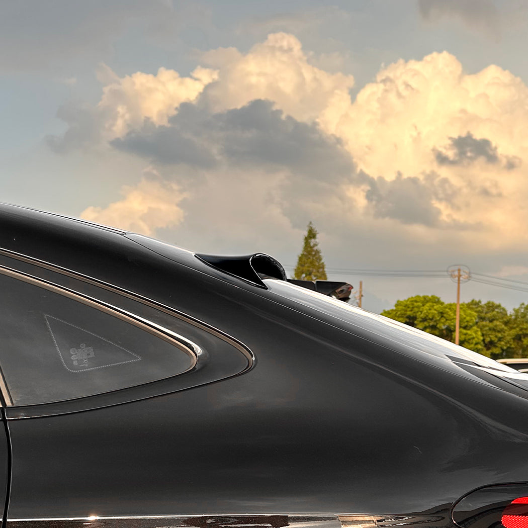 A Style Gloss Black Roof Spoiler for Mercedes Benz C254 GLC Coupe 23-26