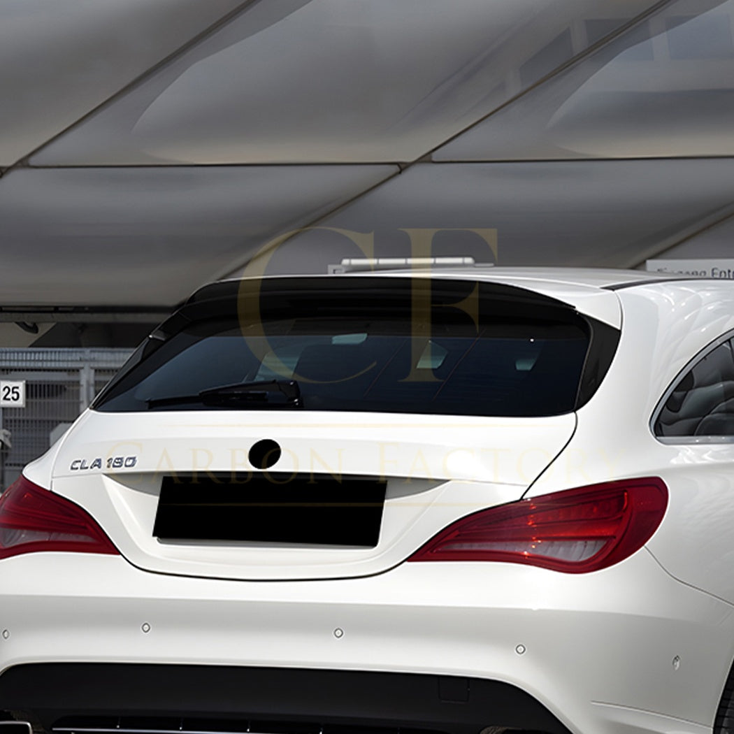 Gloss Black Side Spoiler for Mercedes Benz W117 CLA Estate 13-19 - Carbon Factory