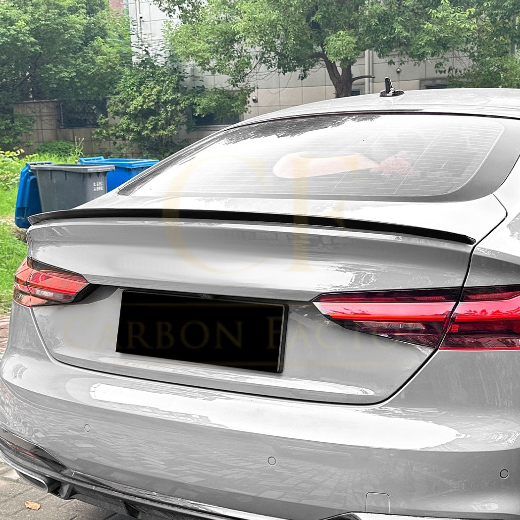 S5 Style Gloss Black Boot Spoiler for Audi B9 A5 S5 RS5 17-24 - Carbon Factory