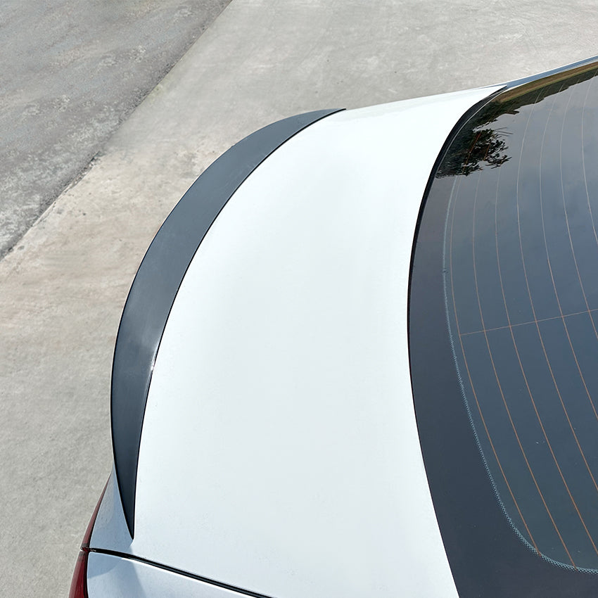 AMG Style Gloss Black Boot Spoiler for Mercedes Benz W177 A Class Saloon 18-25 - Carbon Factory