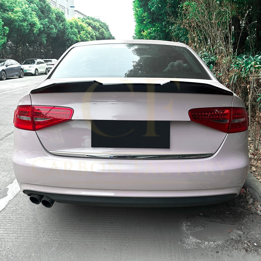 PSM Style Gloss Black Boot Spoiler for Audi S4 B8 B8.5 08-15 - Carbon Factory