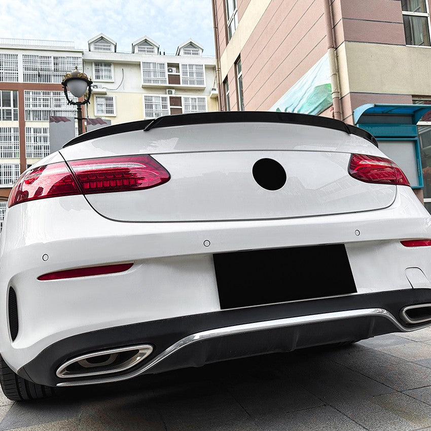 Brabus Style Gloss Black Boot Spoiler for Mercedes Benz C238 E Class Coupe 16-23 - Carbon Factory