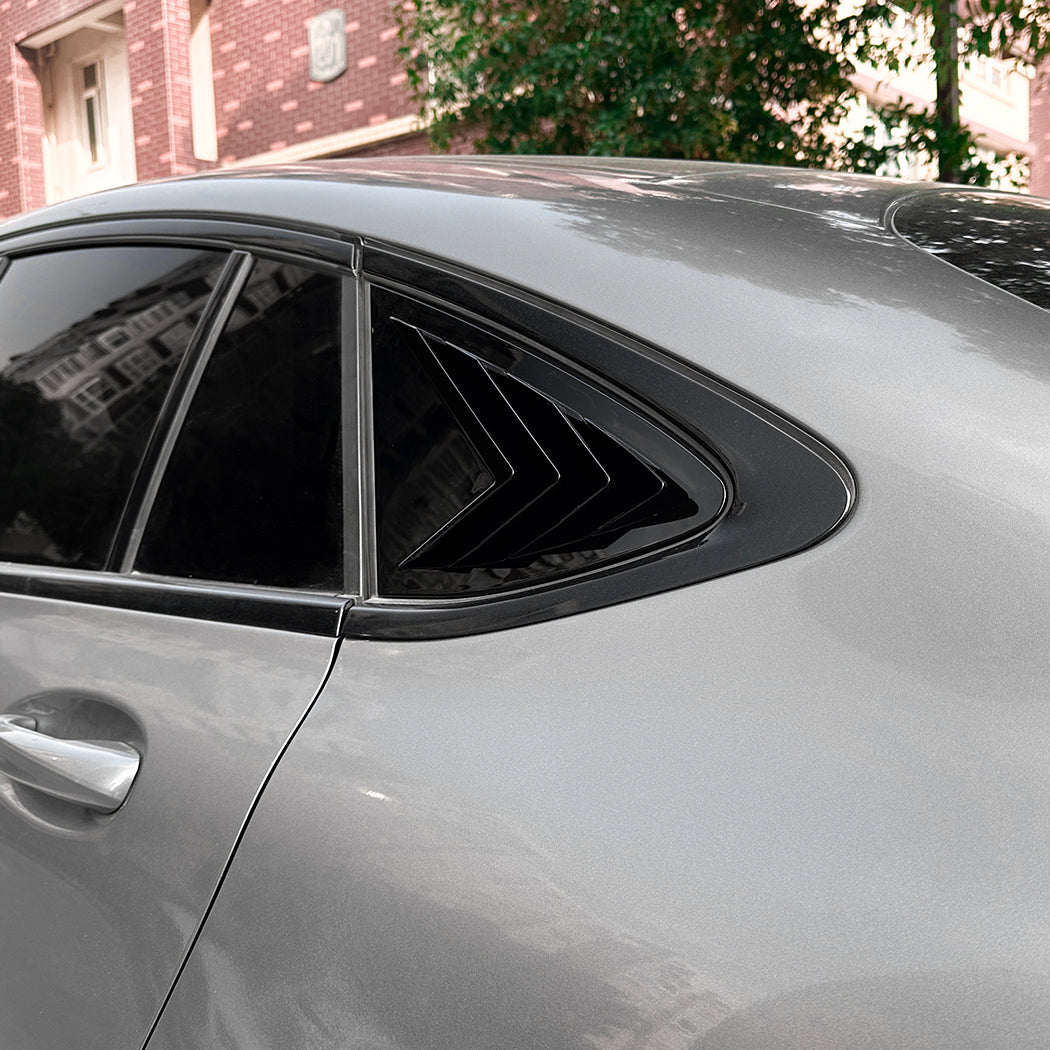 Gloss Black Window Louvers for Mercedes Benz X253 C253 GLC 15-22