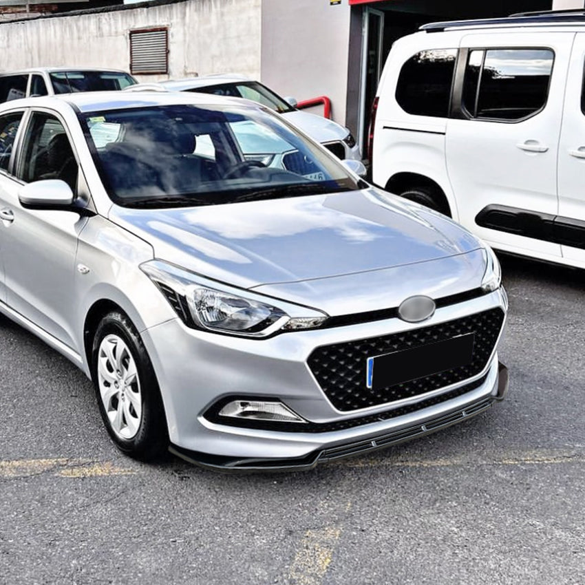 Gloss Black Front Splitter for Hyundai i20 MK2 15-17