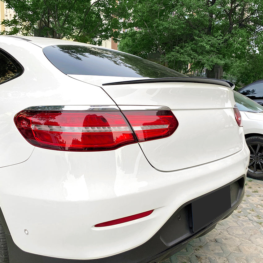 V Style Gloss Black Boot Spoiler for Mercedes Benz C253 GLC Coupe 15-22