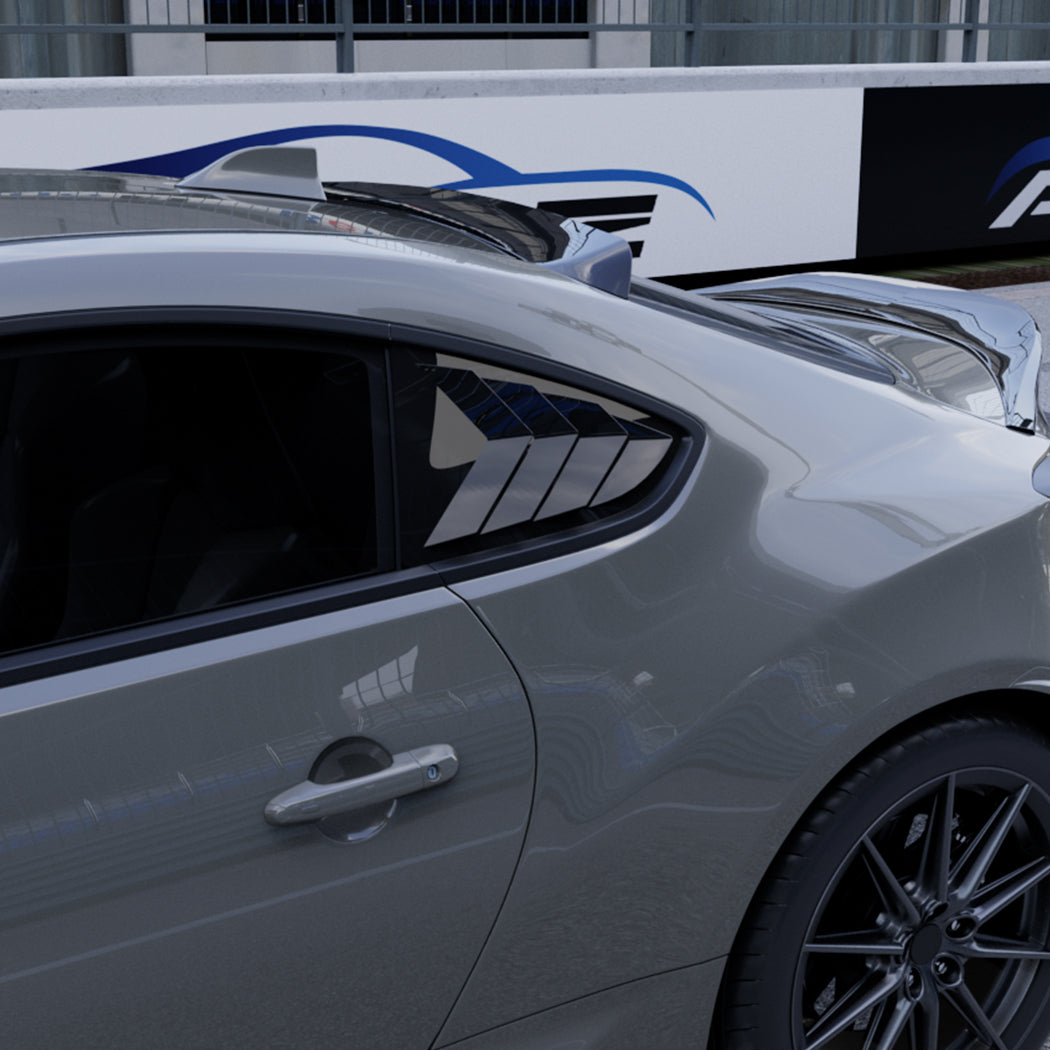 Gloss Black Window Louvers for Toyota GR86 22-26
