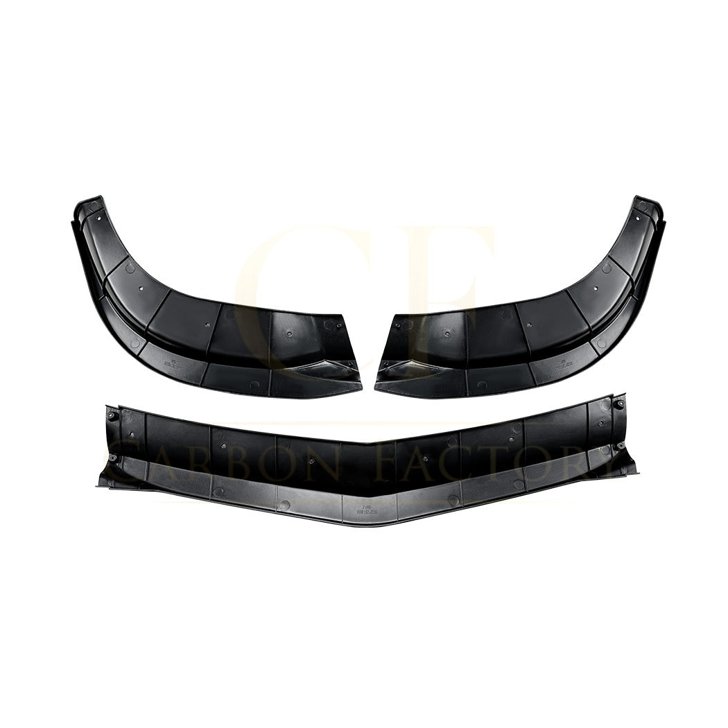 V Style Gloss Black Front Splitter for Mercedes Benz W204 C63 07-10 - Carbon Factory