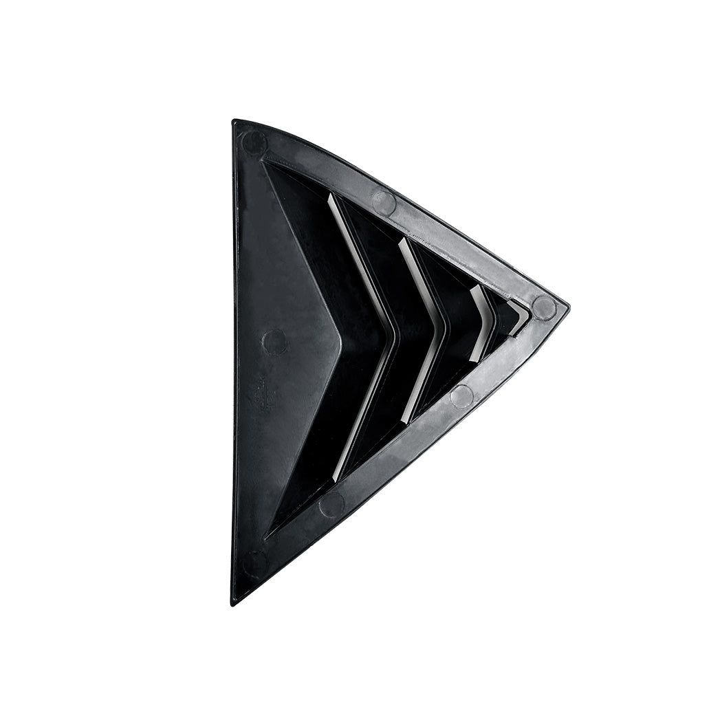 Gloss Black Window Louver Vents for Ford Fiesta B299 MK7 MK7.5 08-17