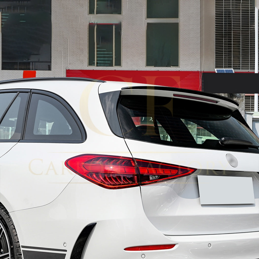 Gloss Black Roof Spoiler for Mercedes Benz W206 C Class Estate 22-Present - Carbon Factory