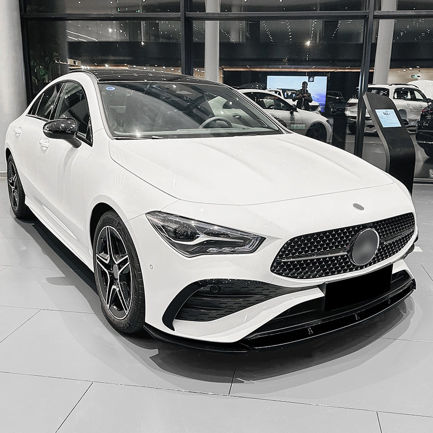AMG Style Gloss Black Front Splitter for Mercedes Benz W177 A Class AMG & A35 23-25 - Carbon Factory