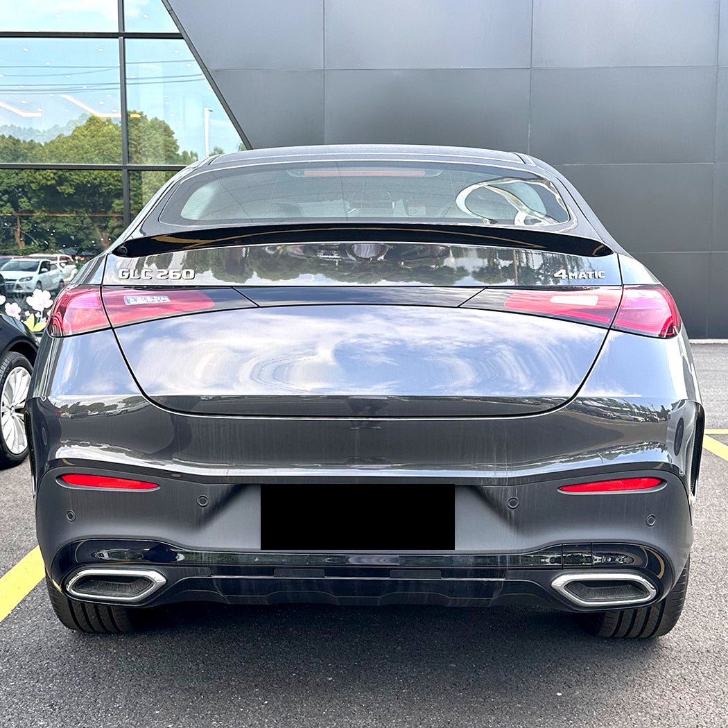 A Style Gloss Black Boot Spoiler for Mercedes Benz C254 GLC Coupe 23-26