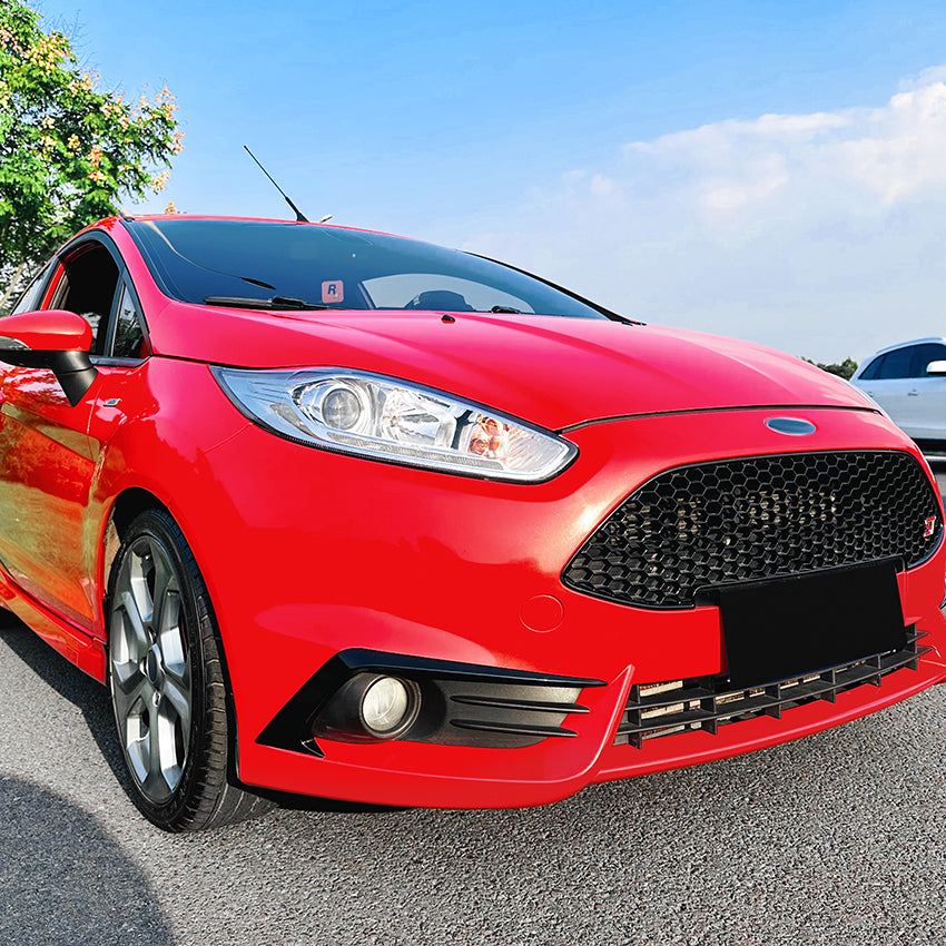 Gloss Black Front Canards for Ford Fiesta ST B299 MK7.5 13-17