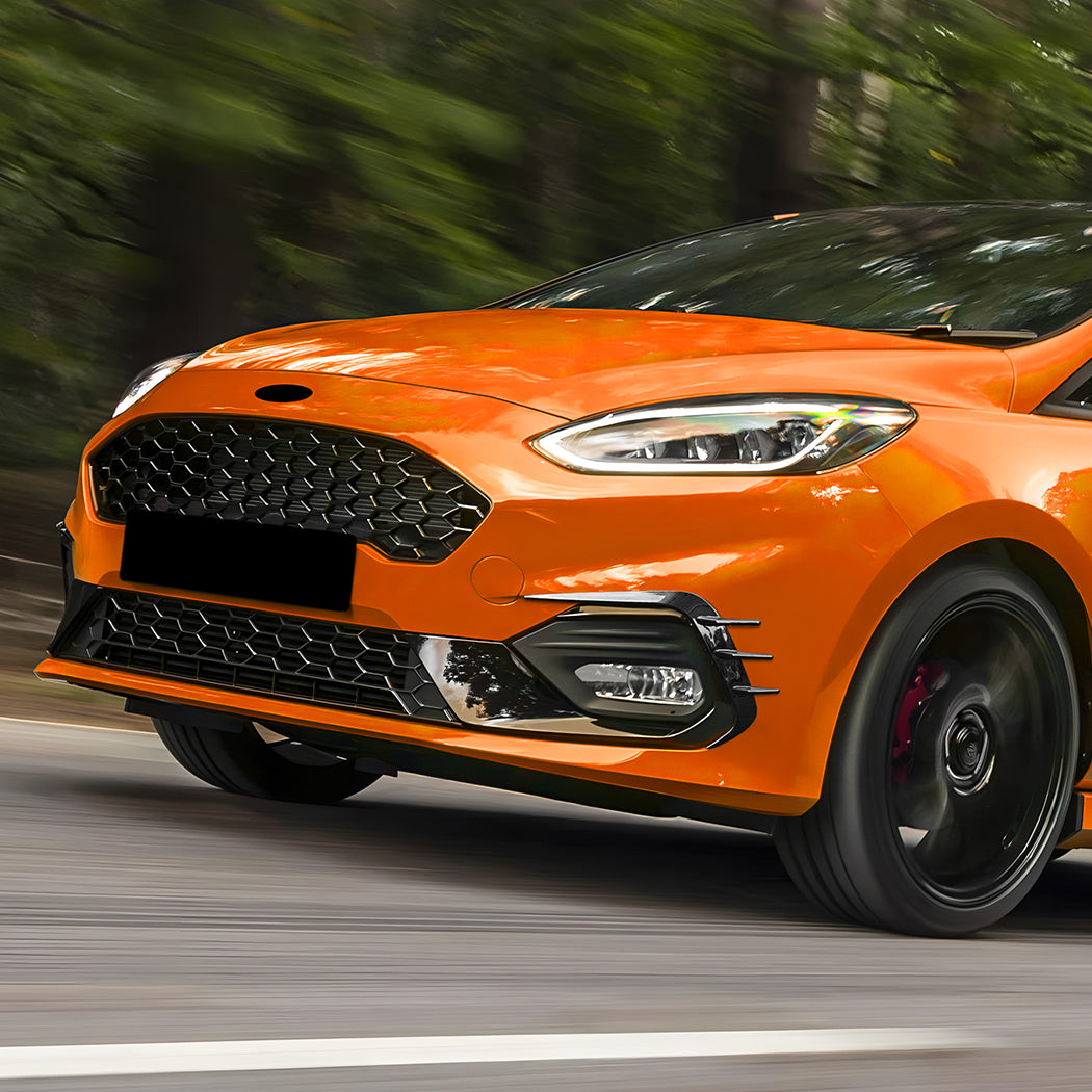 Gloss Black Front Bumper Trims for Ford Fiesta ST B479 MK8 18-20