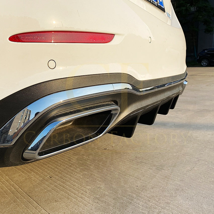 OEM Style Matt Black Rear Diffuser for Mercedes Benz W206 C Class 22-Present - Carbon Factory