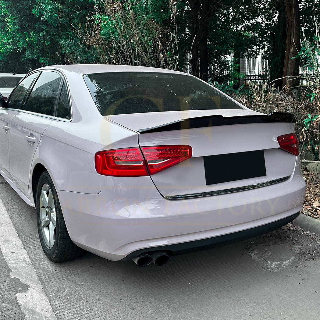 PSM Style Gloss Black Boot Spoiler for Audi S4 B8 B8.5 08-15 - Carbon Factory